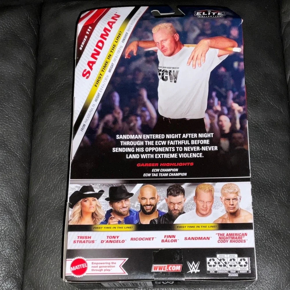 Mattel WWE Elite Series 111 Sandman 6
